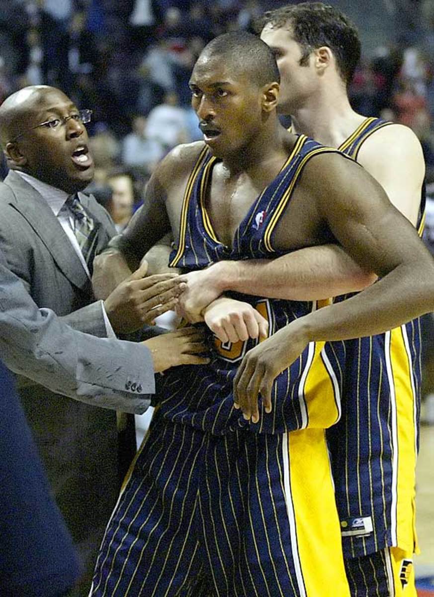 Then Pacers-star Ron Artest