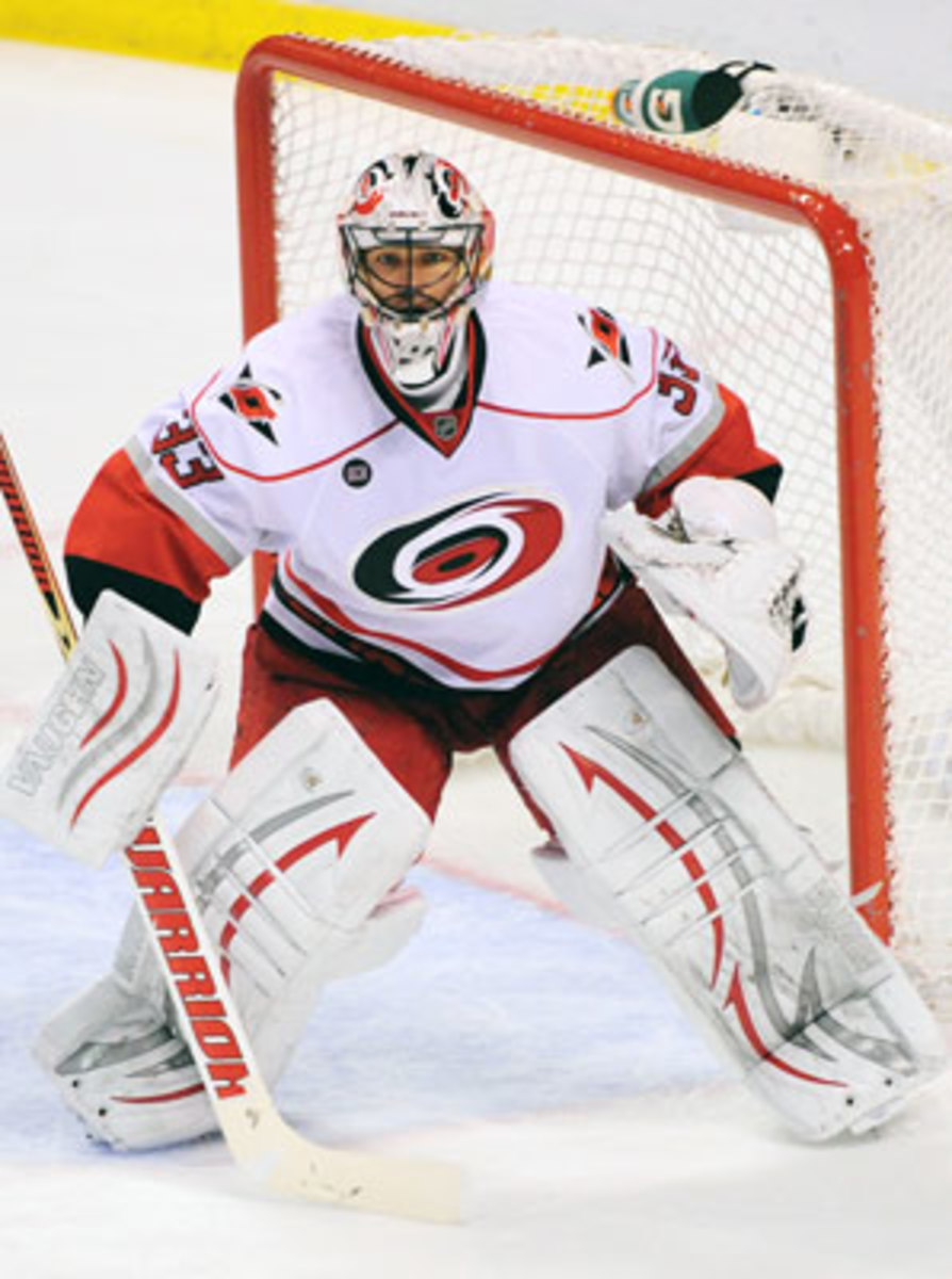 Brian Boucher started eight games last season, losing all but one of them.