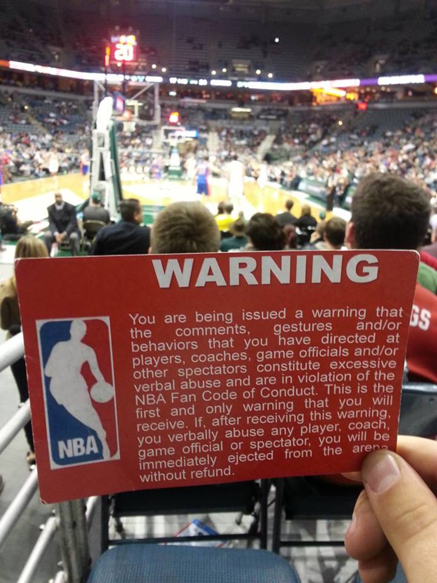 NBA warning