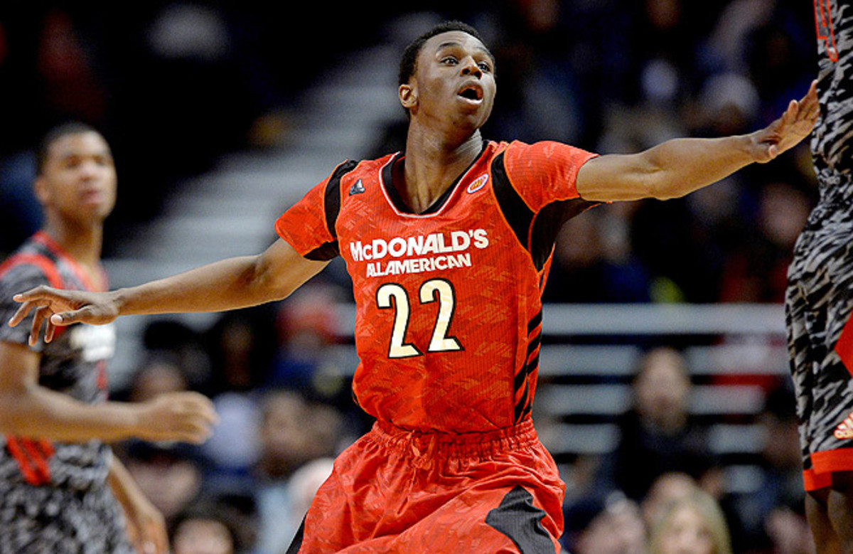 Andrew Wiggins, who will play at Kansas this fall, is considered the top prospect in the 2014 NBA draft.