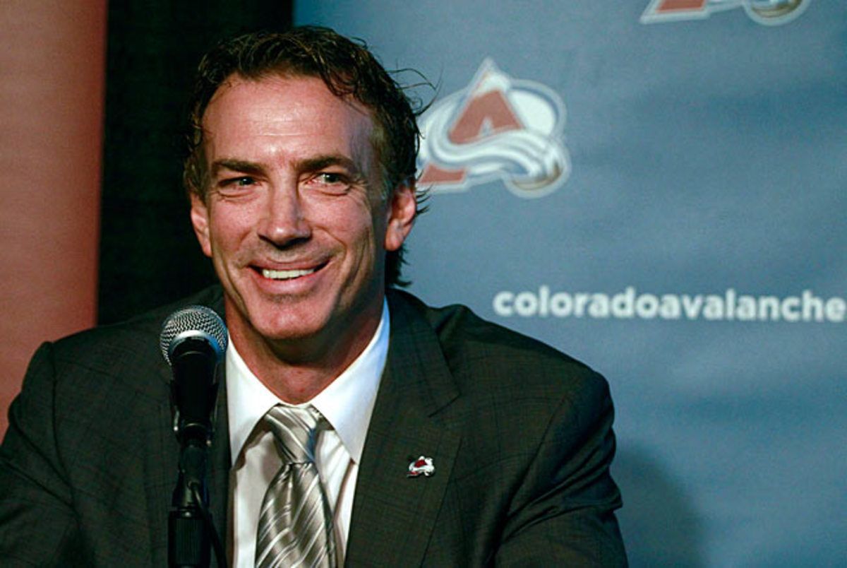 Sakic became Executive Vice President of hockey operations for the Avalanche after his retirement.