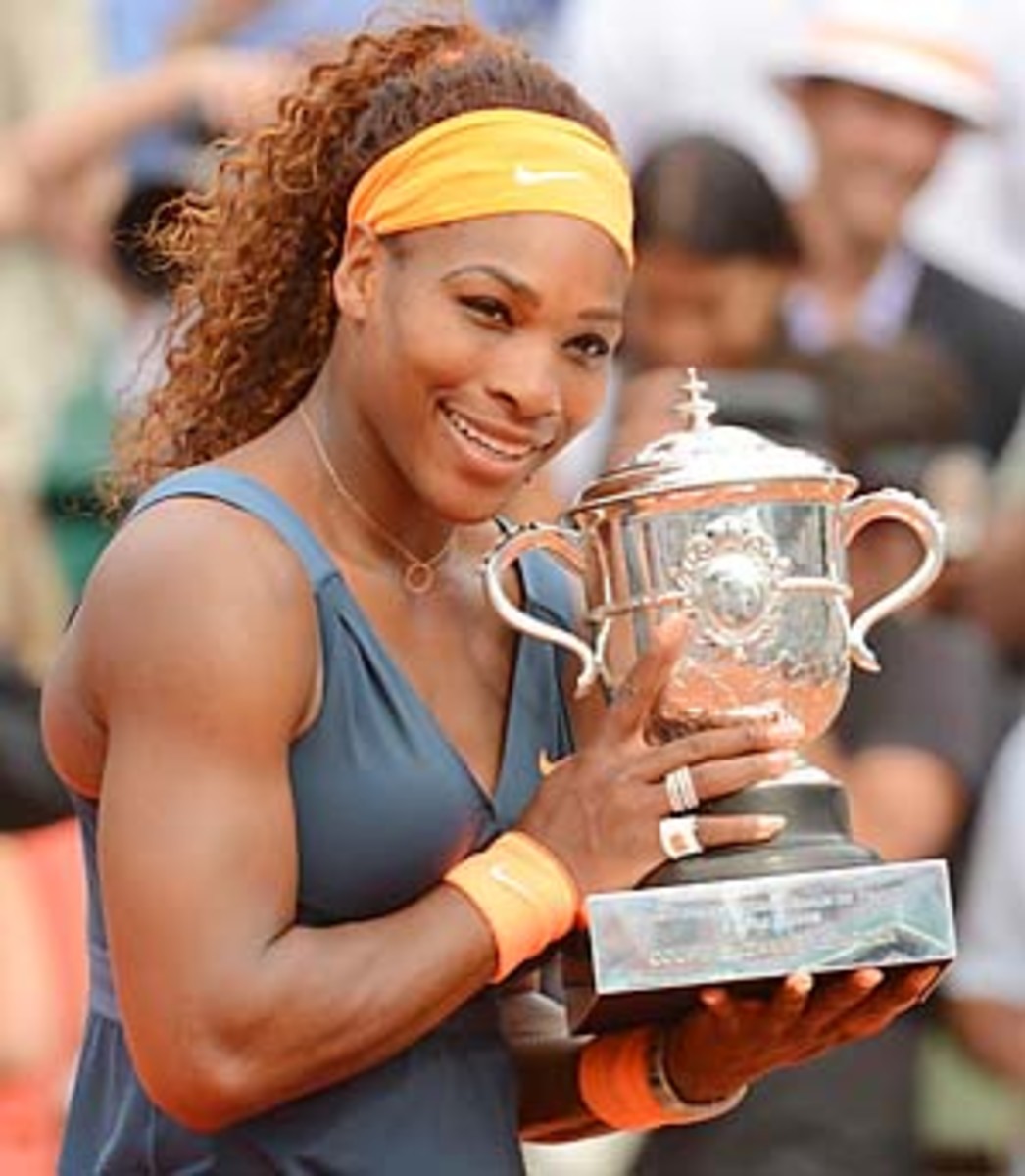 Serena Williams won her second French Open 11 years to the day after her first.