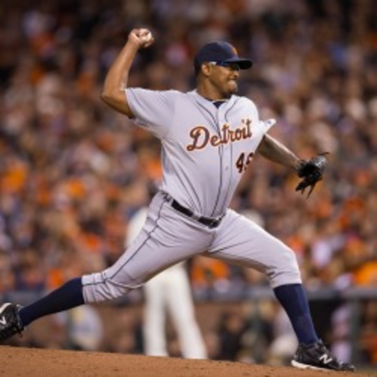 The Tigers will have Jose Valverde closing games once again. (Brad Mangin/MLB/Getty Images)