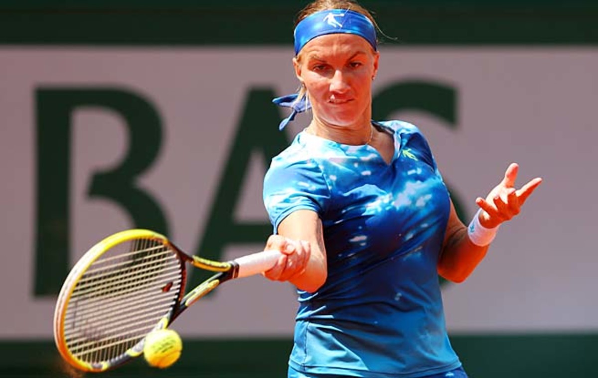 Two-time major champion Svetlana Kuznetsova reached her second straight major quarterfinal.