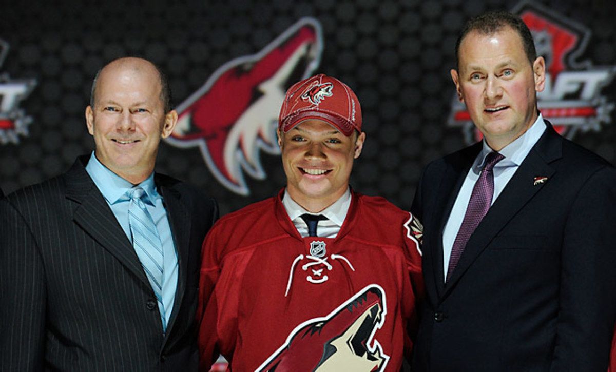 The Coyotes drafted Max Domi with the No. 12 pick in the 2013 NHL draft.