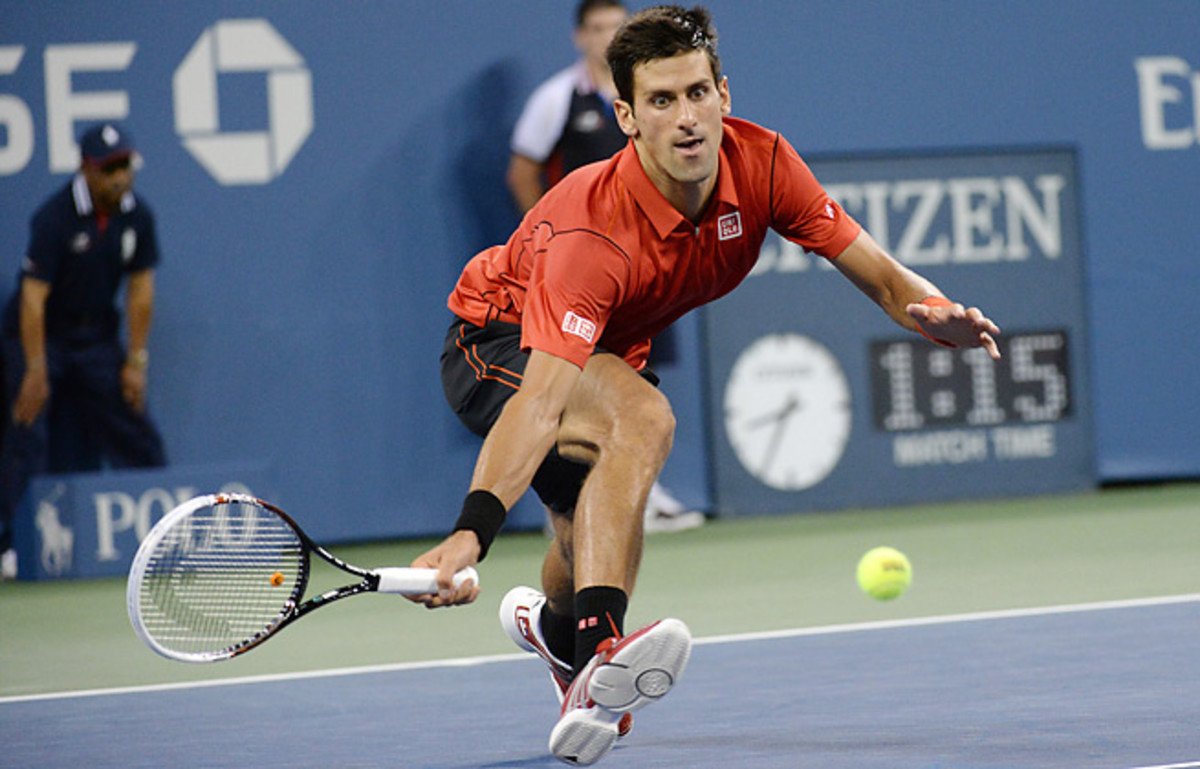 Novak Djokovic made only nine unforced errors in his opening round win at this year's U.S. Open.