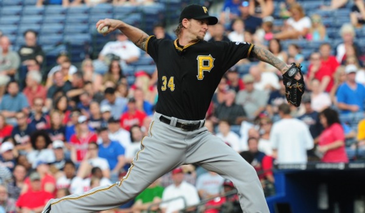 A.J. Burnett has a Grade 1 tear in his right calf. (Photo by Scott Cunningham/Getty Images)