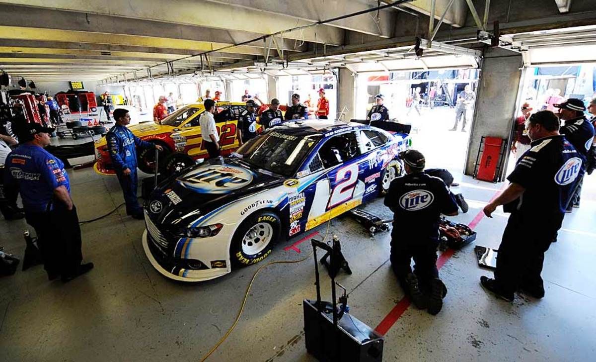 Brad Keselowski nearly drew a fine for saying that NASCAR has been targeting his team.