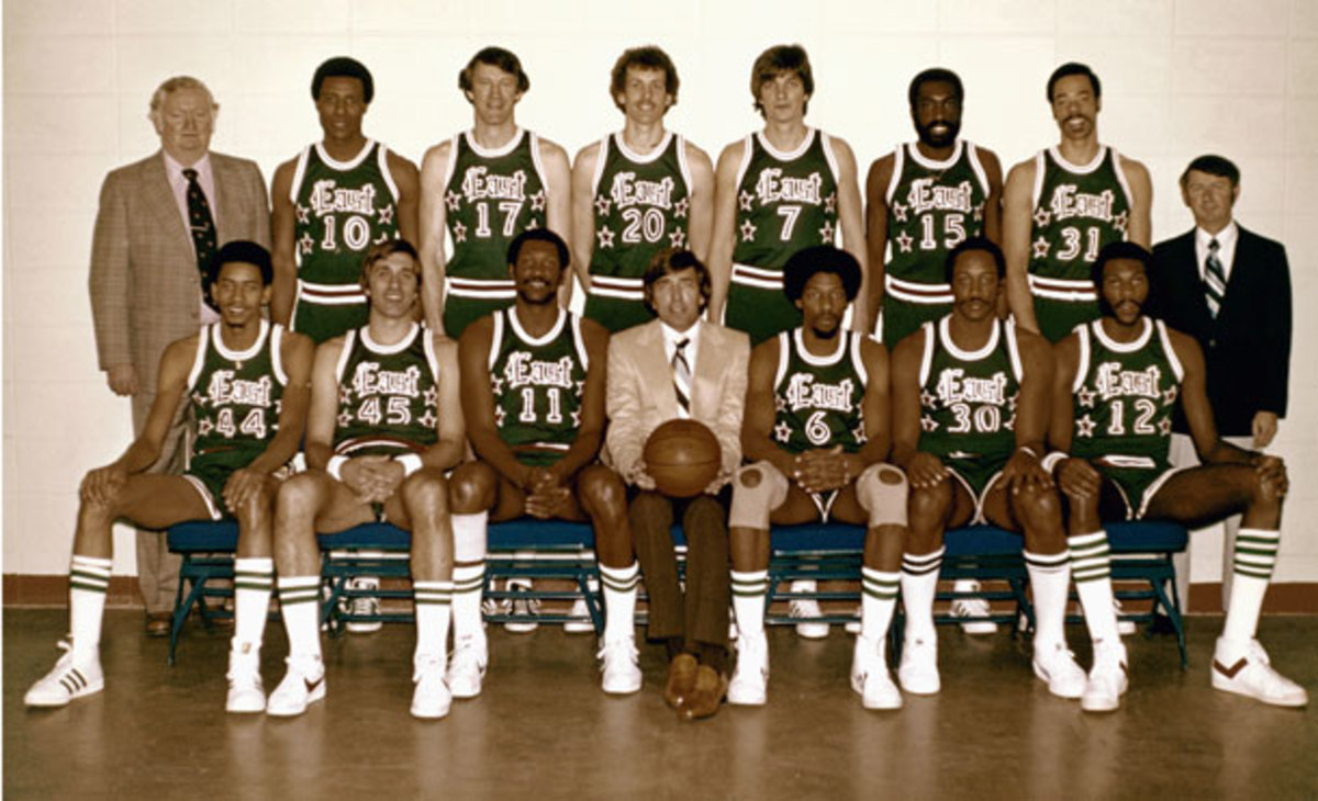 The 1977 Western Conference All-Stars. (Getty Images)