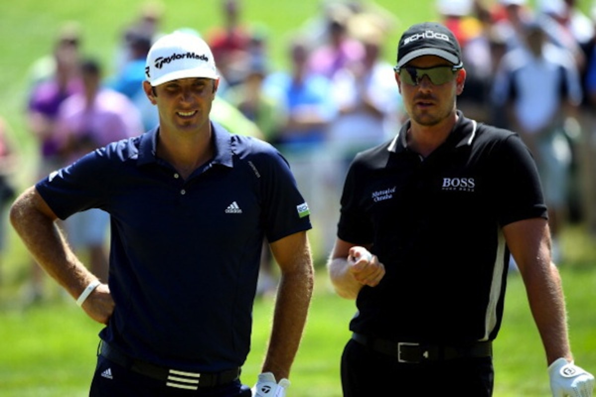 Getty Images Only one of these men is Henrik Stenson. The other is Dustin Johnson.