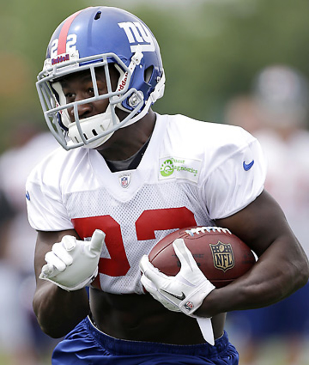 David Wilson will have to step up his pass protection if he wants to be the Giants' next feature back. (Seth Wenig/AP)