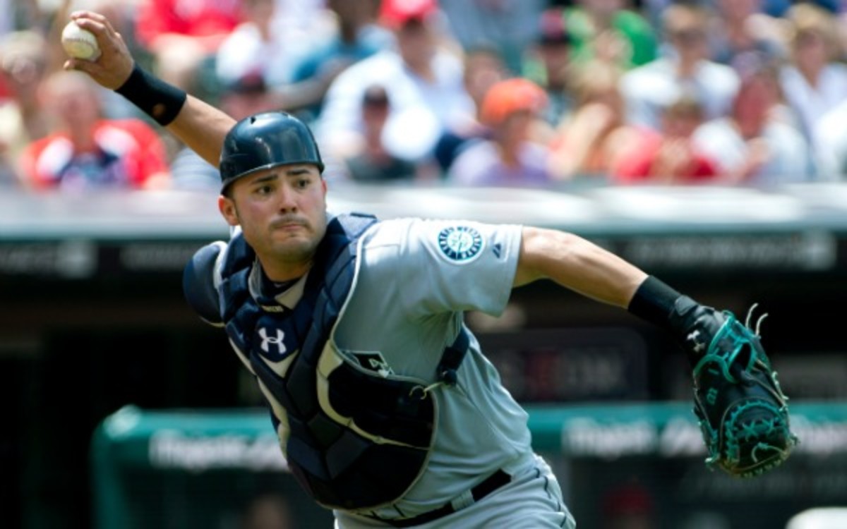 Jesus Montero is being demoted by the Seattle Mariners. (Photo by Jason Miller/Getty Images)