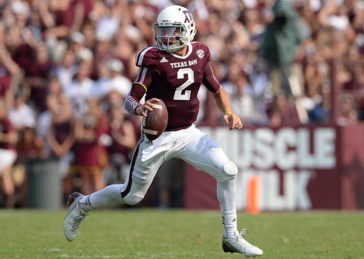 Texas A&M quarterback Johnny Manziel accounted for 562 yards of total offense in a loss to Alabama.