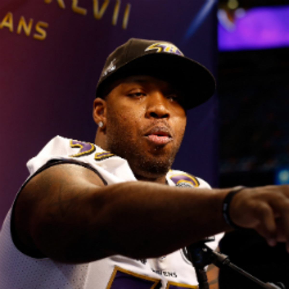 Terrell Suggs responded to Chris Culliver on Thursday, saying the Ravens would welcome a gay teammate. (Scott Halleran/Getty Images)