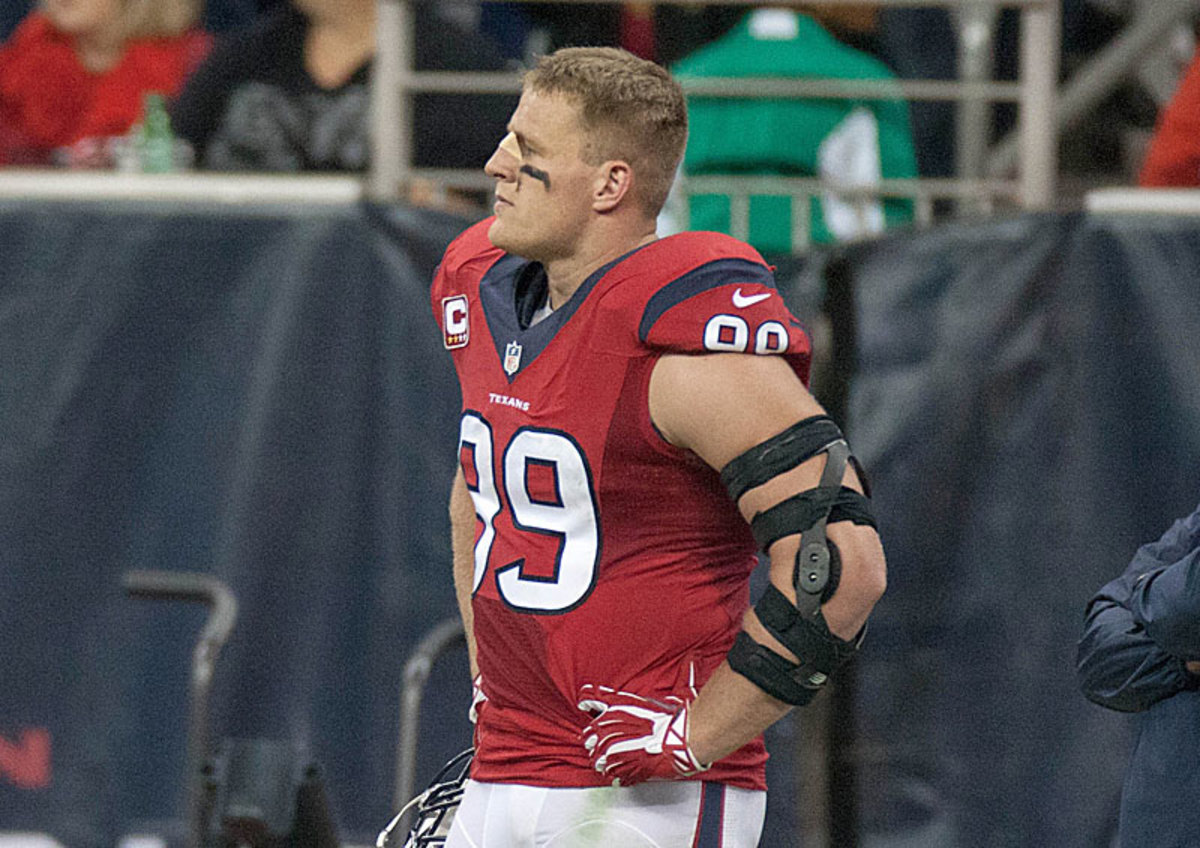 J.J. Watt and his teammates can only wonder what this season has in store for them next. (Juan DeLeon/Icon SMI)