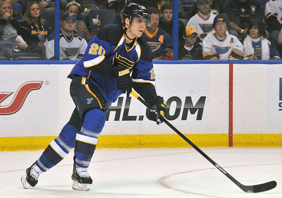 The Blues will miss the presence of Alex Steen, who has been the key cog in St. Louis' attack.