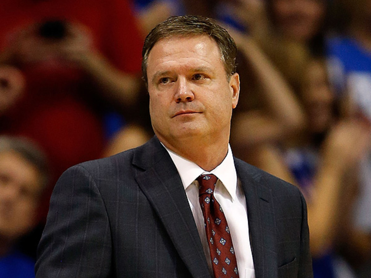 Kansas coach Bill Self signed an extension last season that will guarantee him $52 million over 10 years. (Jamie Squire/Getty Images)