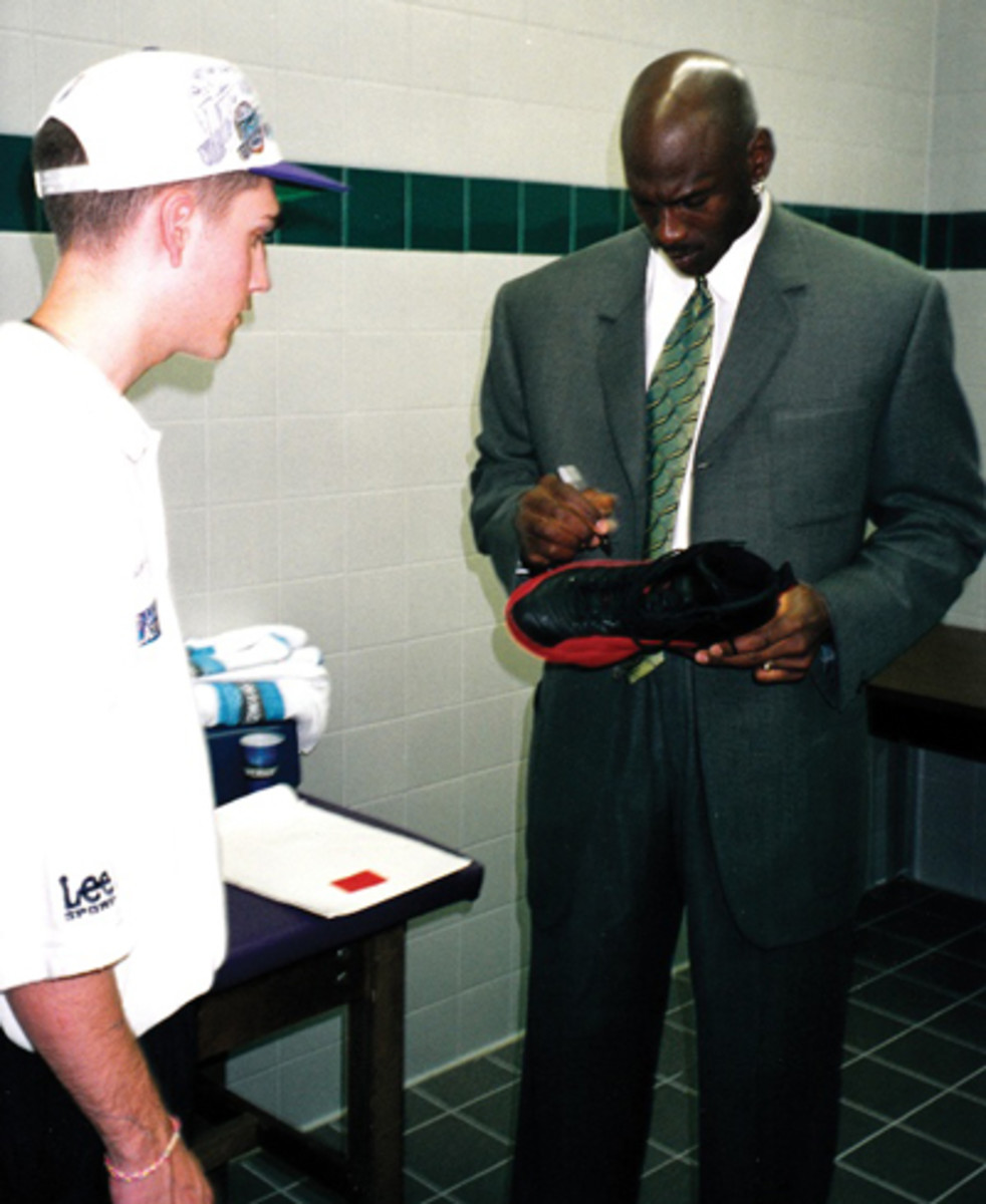 Michael Jordan&#39;s &#39;Flu Game&#39; sneakers auctioned for $104K by former Jazz ball boy - Sports Illustrated