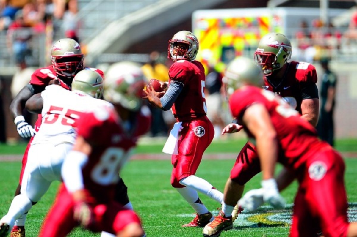 Redshirt freshman Jameis Winston has been named FSU's starting QB. (Stacy Revere/Getty Images)