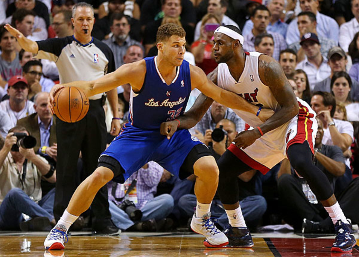 Blake Griffin and LeBron James