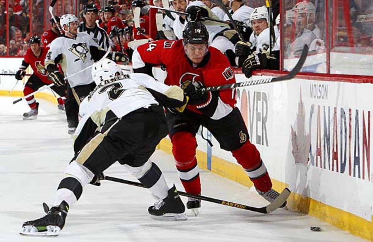 Colin Greening of the Ottawa Senators