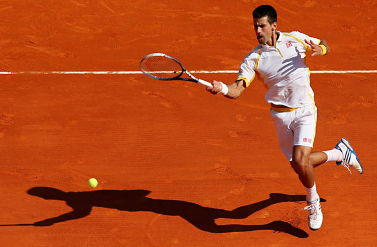 Novak Djokovic swept past Rafael Nadal in straight sets in Monte Carlo.