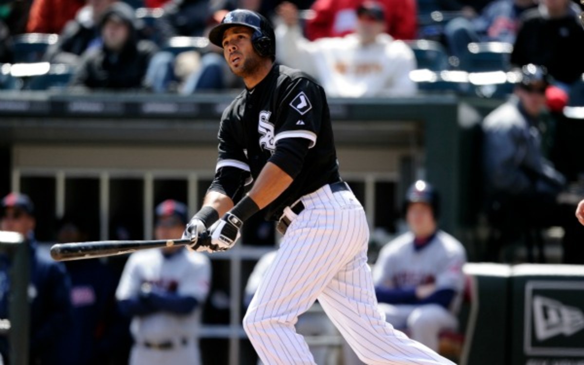 White Sox Alex Rios was traded to the Texas Rangers. (Ron Vesely/Getty Images)