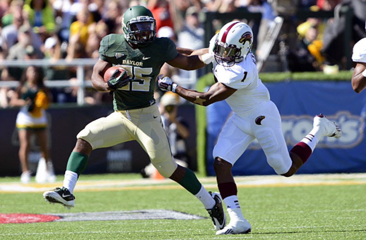 Tailback Lache Seastrunk (25) and Baylor have outscored their first three opponents a combined 209-23.