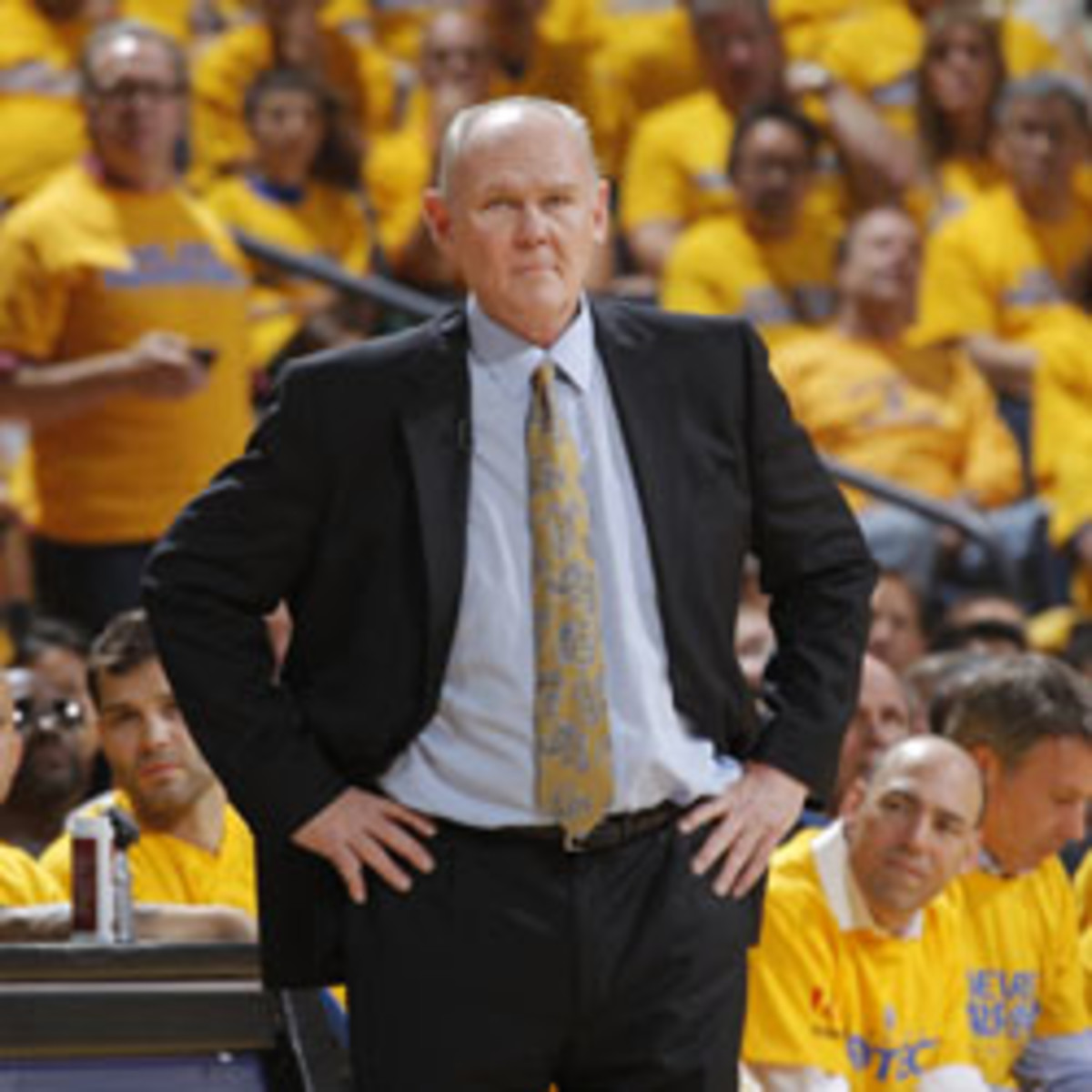 Denver's George Karl was named NBA Coach of the Year. (Rocky Widner/National Basketball). 