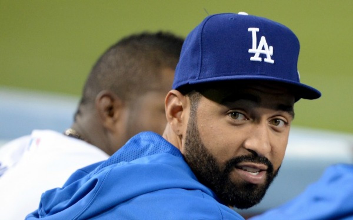 Matt Kemp has been linked to other celebrities such as Rihanna in the past. (Harry How/Getty Images)