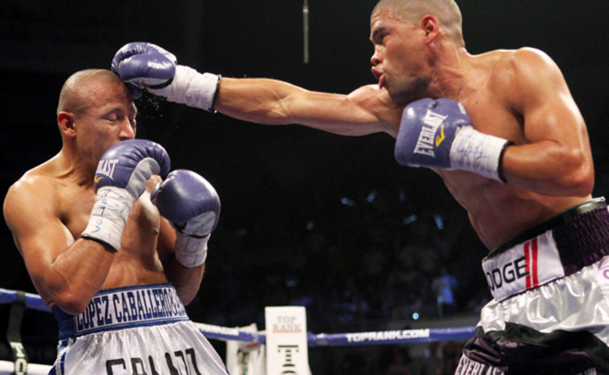 Juan Manuel Lopez (right) has lost twice, with both losses coming against Orlando Salido. 