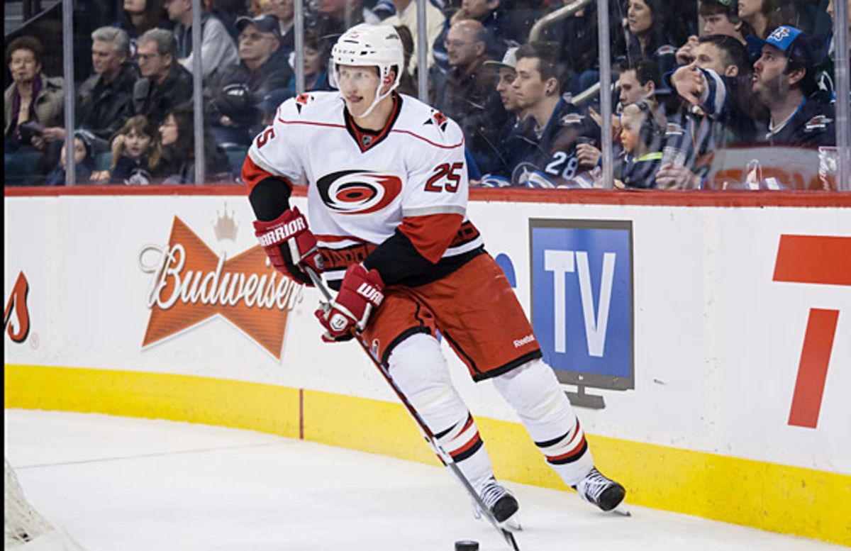 Joni Pitkanen of the Carolina Hurricanes