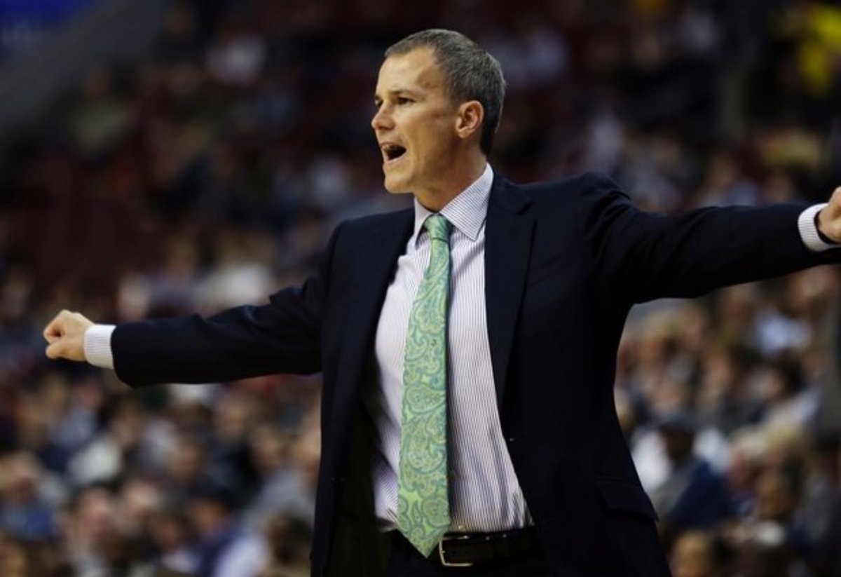 Coach Andy Enfield can thank a Penn loss for meeting his now supermodel wife. (Woody Marshall/AP)