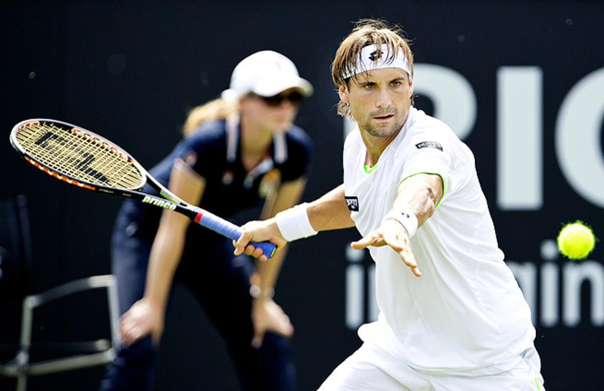 Less than two weeks after losing in the French Open finals, David Ferrer lost in the first round of the Topshelf Open.