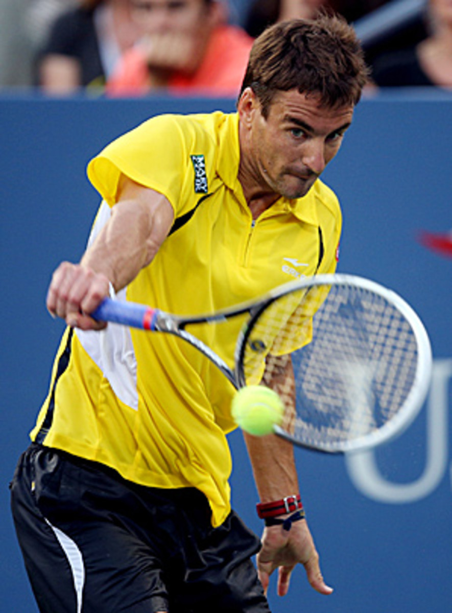 Tommy Robredo advanced to the U.S. Open quarterfinals for the first time.