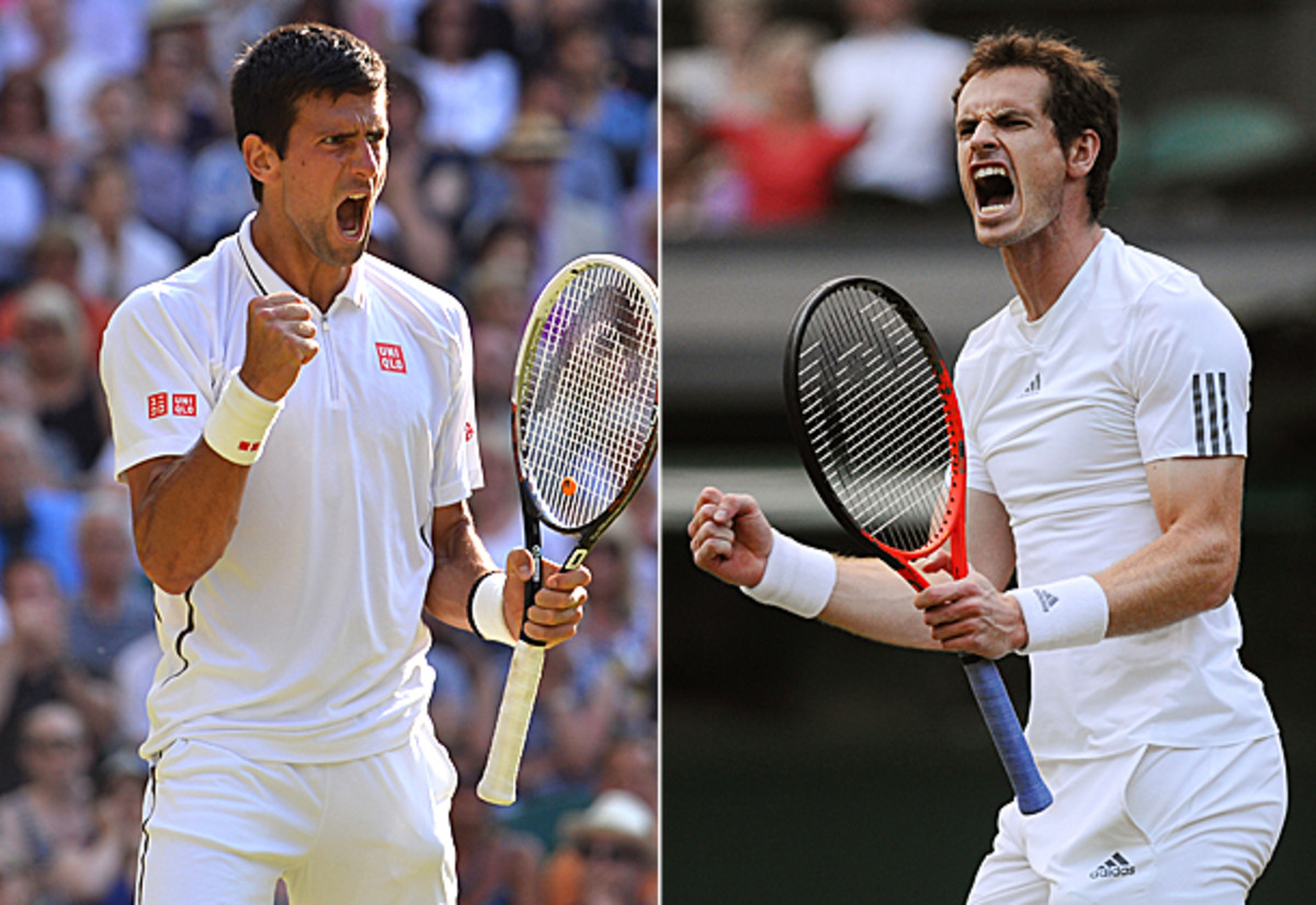 Predicting the Wimbledon men's final: Novak Djokovic vs. Andy Murray.