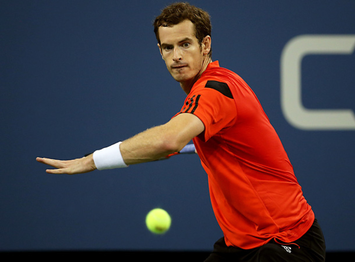 Andy Murray has been inconsistent, but effective throughout the U.S. Open. [Clive Brunskill/Getty Images]