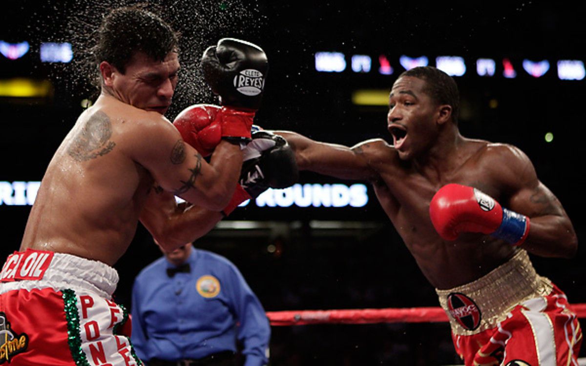 Rising star Adrien Broner, right, will no longer be featured on HBO after Monday's announcement.