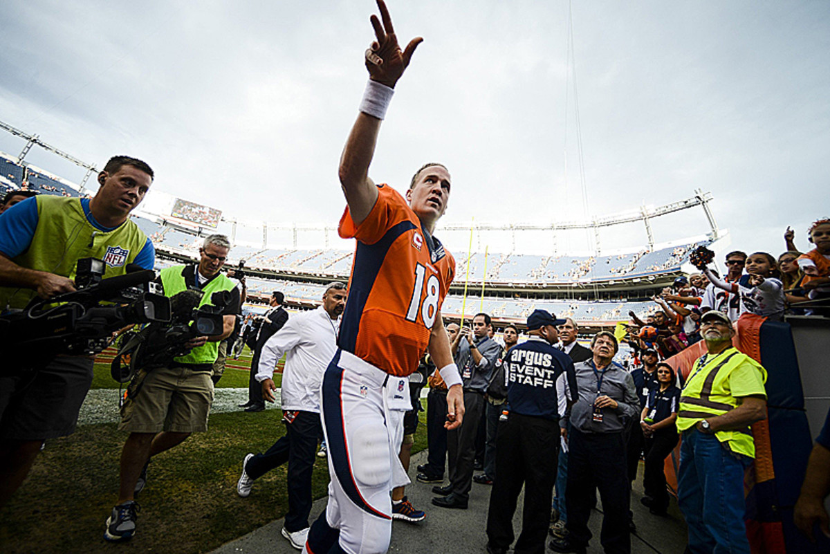 Peyton Manning might have just played the best four-game stretch of his illustrious career. (Michael Ciaglo/Colorado Springs Gazette/MCT)