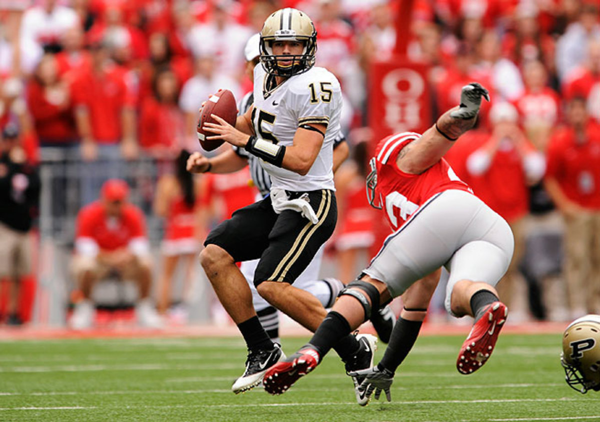 Rob Henry has endured an up-and-down career as a quarterback at Purdue.