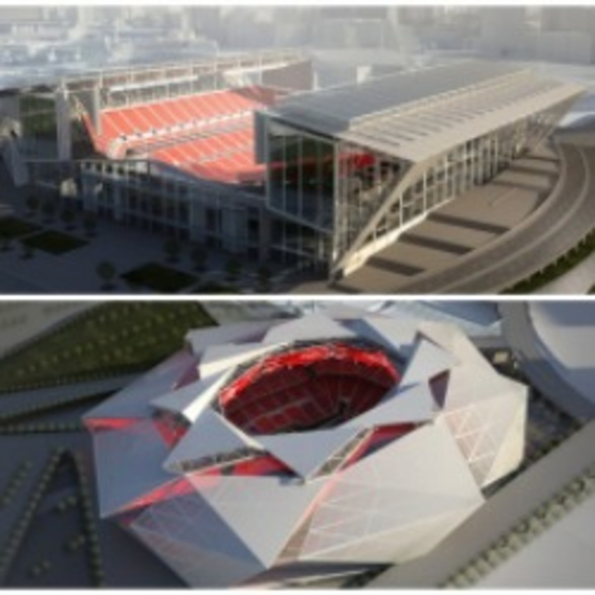 The new Atlanta Falcons stadium could look liks this. (Photo courtesy of Georgia World Congress Center)