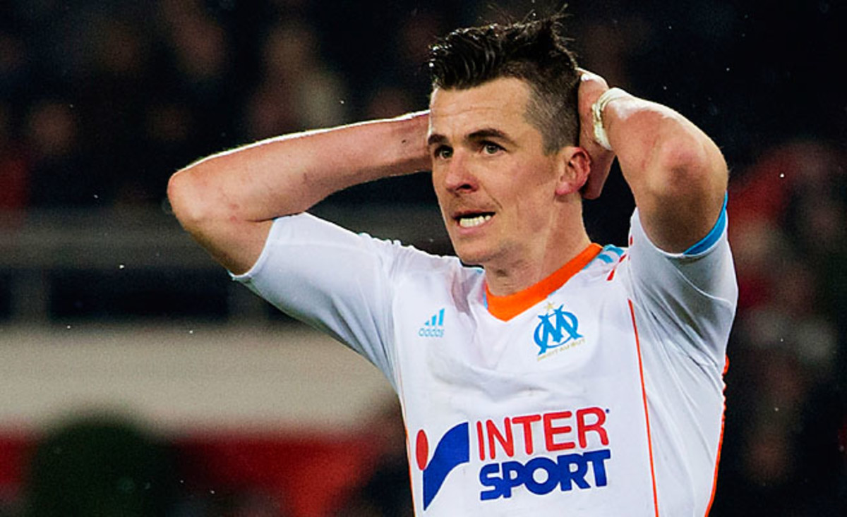 Joey Barton and Marseille are nine points back of PSG in Ligue 1.