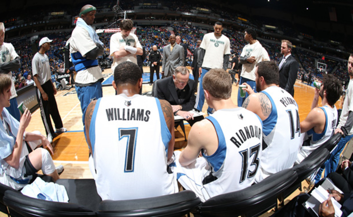 Rick Adelman coached the Timberwolves to his 1,000th career win on Saturday. (David Sherman/Getty Images)