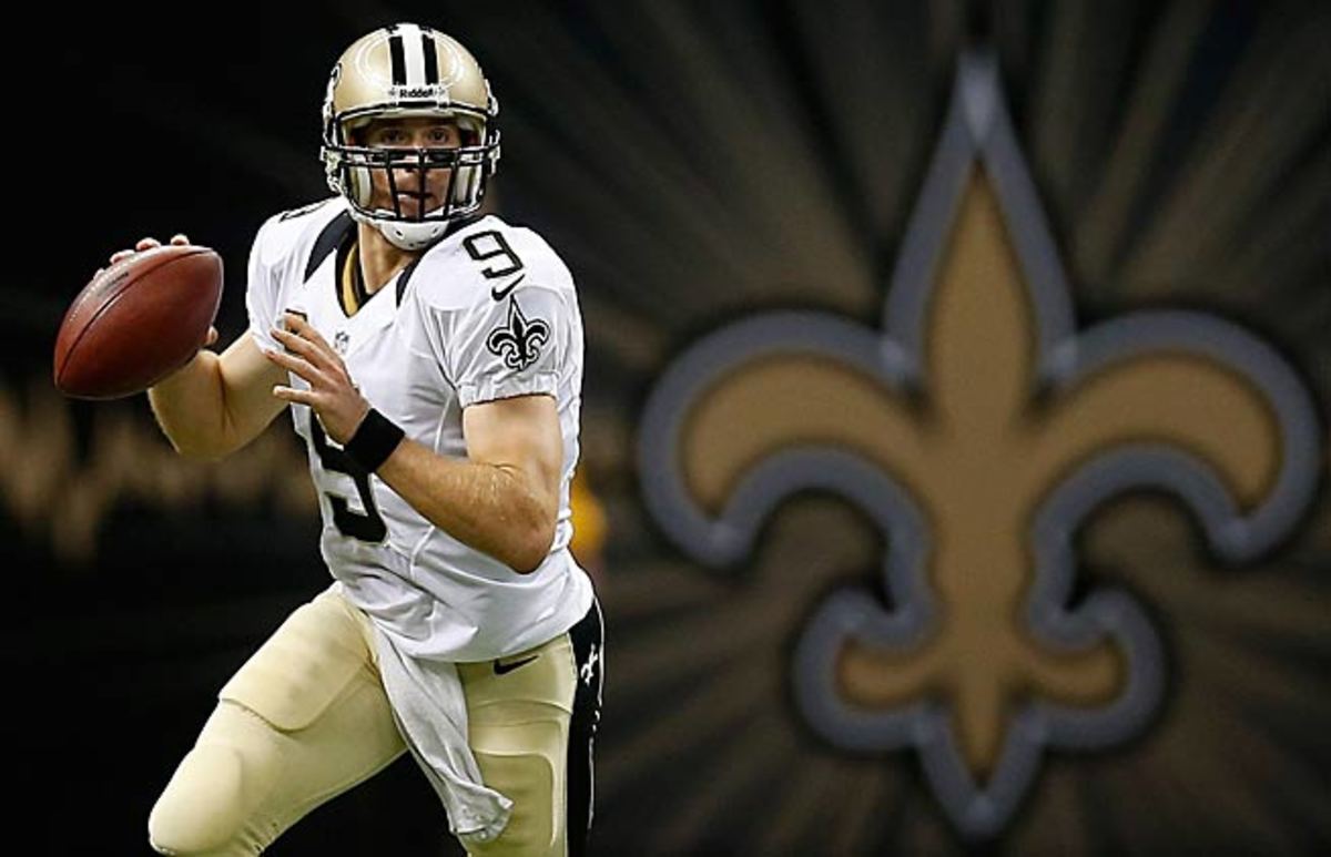 Drew Brees and the Saints can improve to 7-1 with a victory over the Jets on Sunday.