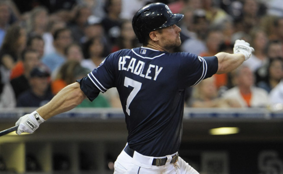 Chase Headley had one of the best seasons in Padres history in 2012, with 31 homers and 115 RBIs.
