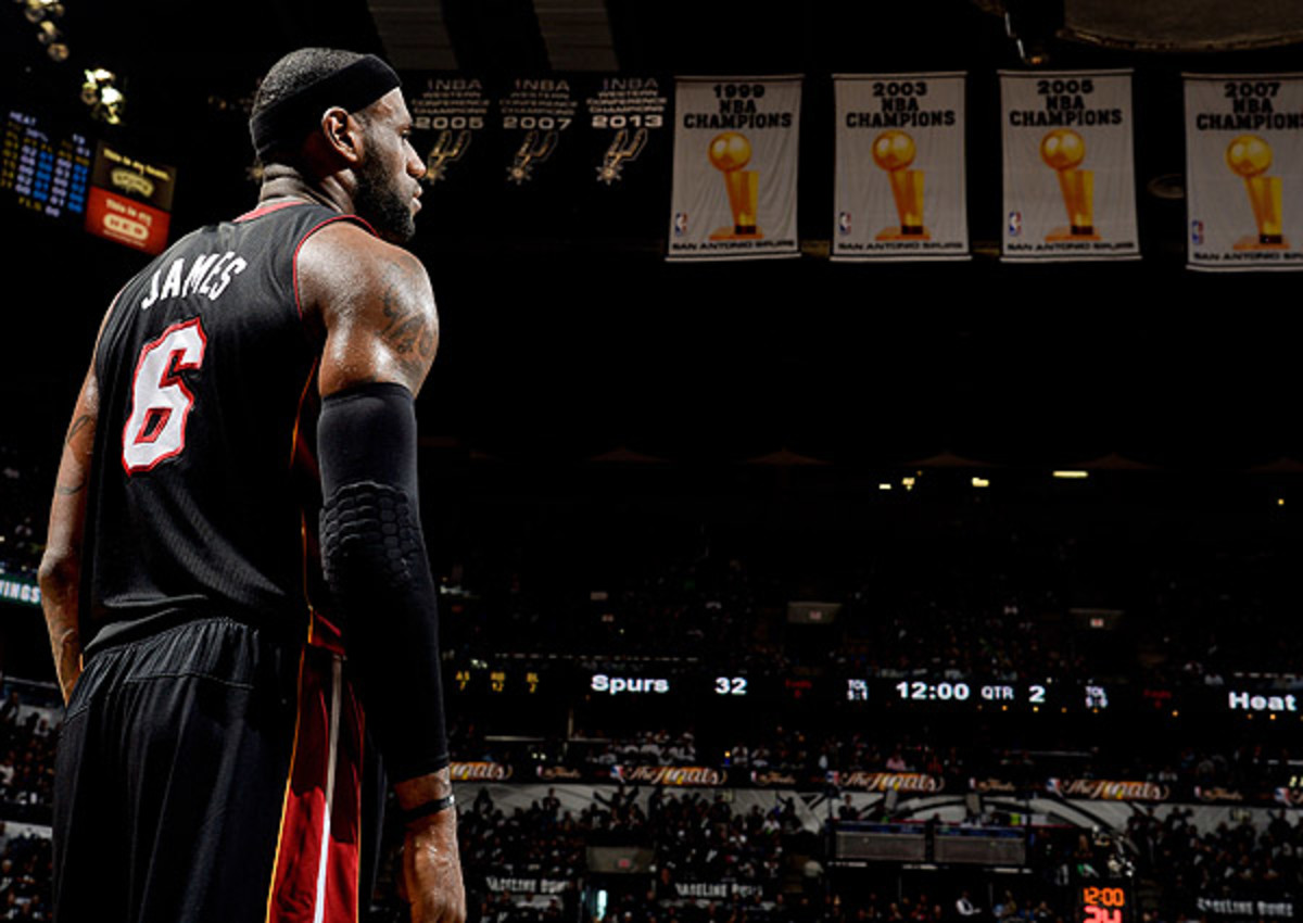 LeBron James and the Heat face elimination in Game 6 of NBA Finals