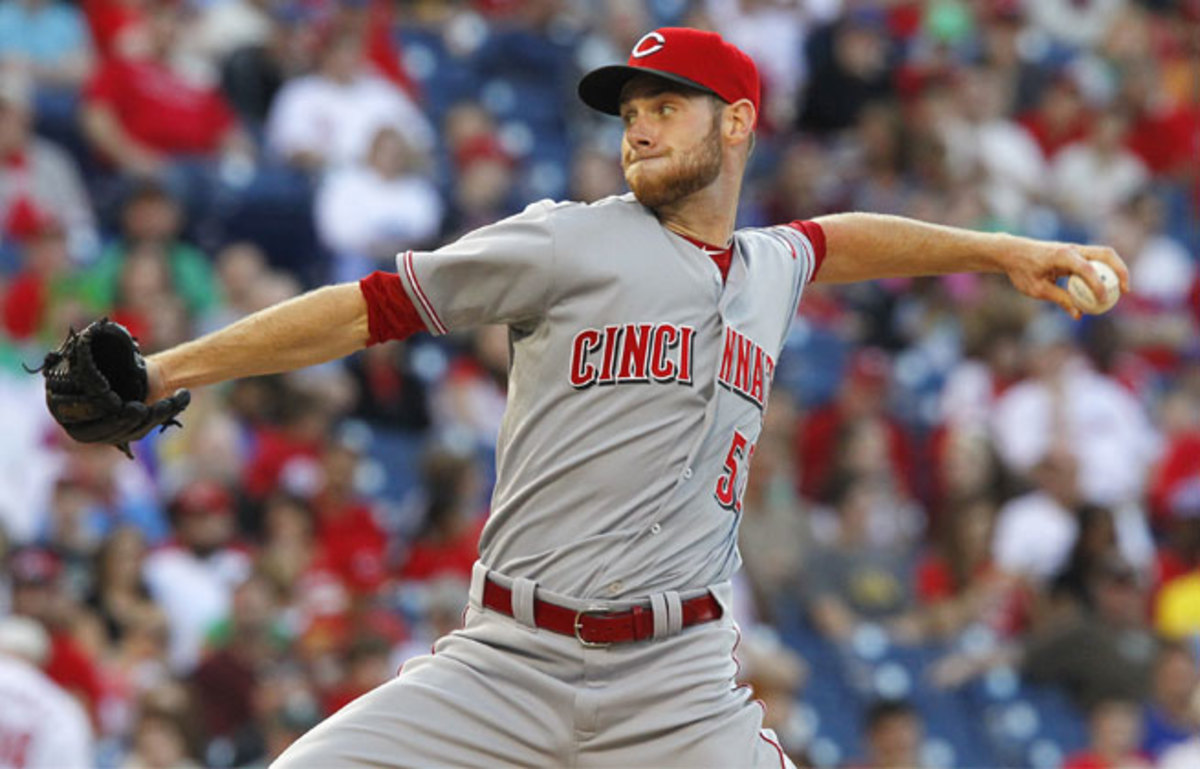 Tony Cingrani made his sixth start in Friday night's 5-3 loss to the Phillies. He was 2-0 with a 3.27 ERA.