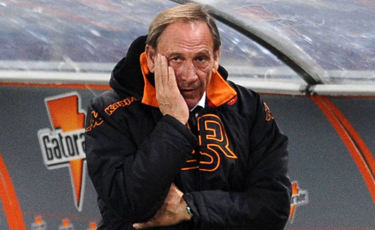 Zdenek Zeman was dismissed after his second stint as Roma's coach.