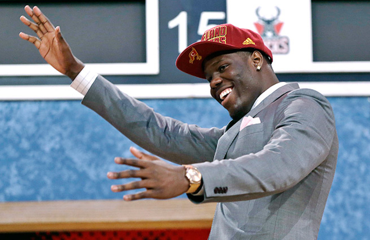 Anthony Bennett went No. 1 overall to the Cavaliers in the draft.