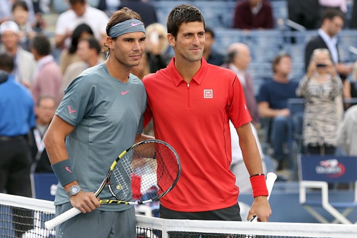 Djokovic and Nadal have won a combined 18 Slams, the most by a final duo since Pete Sampras and Andre Agassi in 2002.(Matthew Stockman/Getty Images)
